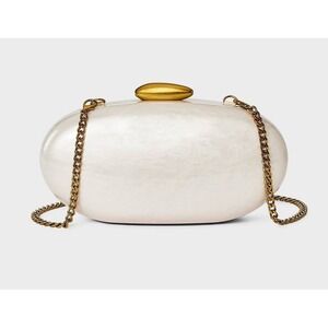 Organic Minaudiere Clutch - A New Day™ Pearl
